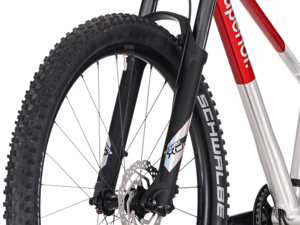 SUPERIOR TEAM 27.3 Gloss Brushed Alu/Red