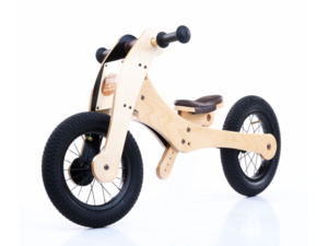Odrážedlo/tříkolka TRYBIKE 4v1 12" Wood Brown