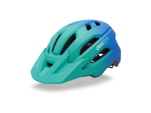 Dětská helma GIRO Fixture II Youth Mat Aqua Green/Blue Jewel Fade