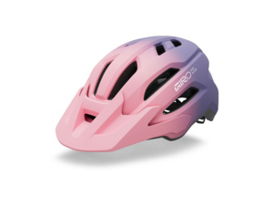 Dětská helma GIRO Fixture II Youth Mat Light Pink/Purple Fade