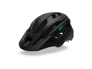 Dětská helma GIRO Fixture II Youth Mat Black/Vivid Green