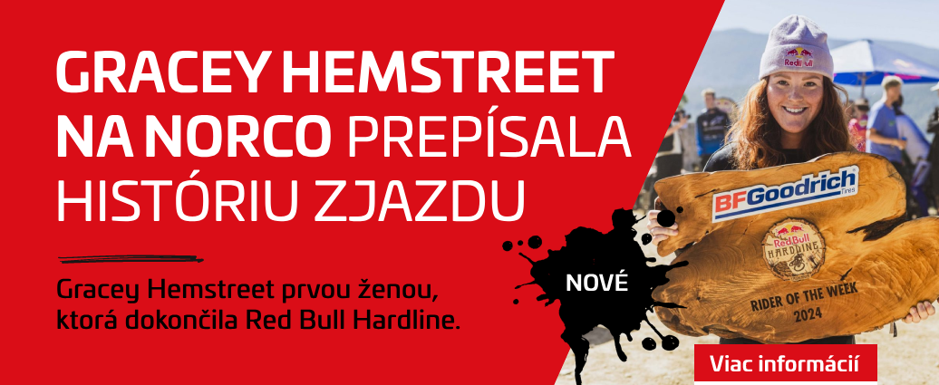Norco jazdkyňa Gracey Hemstreet prepísala históriu na Red Bull Hardline