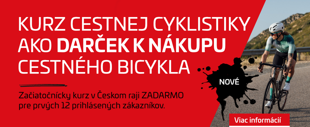 Darček k nákupu cestného bicykla: Kurz cestnej cyklistiky pre začiatočníkov