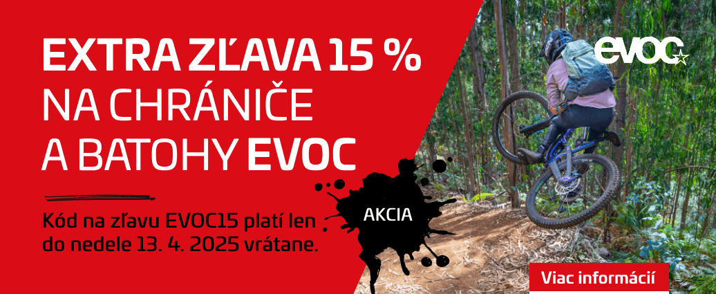 Batohy a chrániče EVOC s extra zľavou 15 %