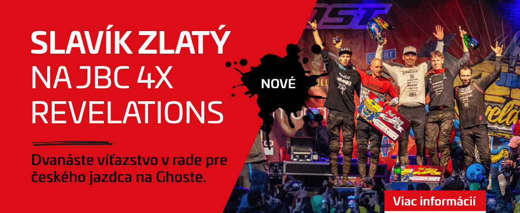JBC 4X Revelations 2025: Závod v bahne, skvelá šou a ďalší triumf Slávika na Ghoste