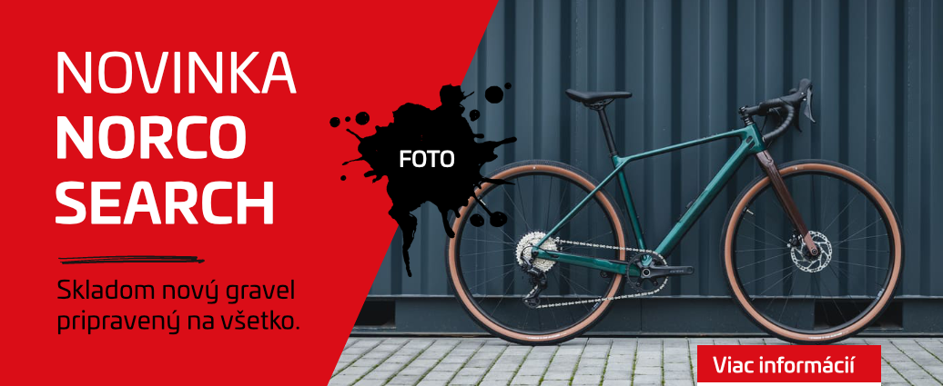 FOTO: Nové Norco Search je gravel pripravený na všetko
