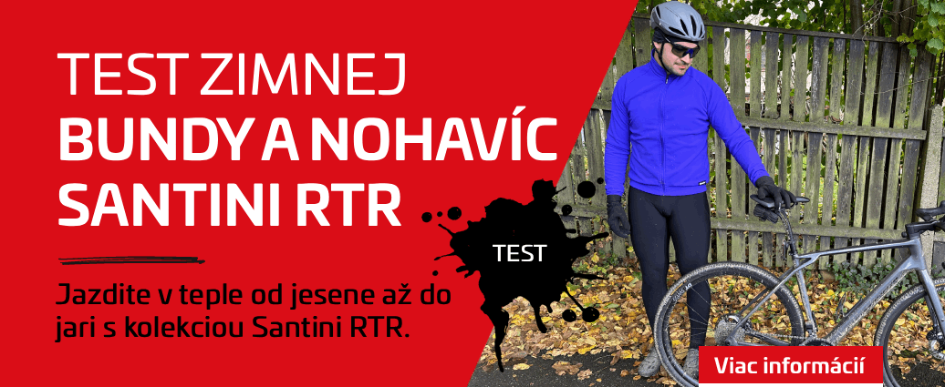 TEST: Santini RTR - dostupná cyklistická zimná bunda a nohavice