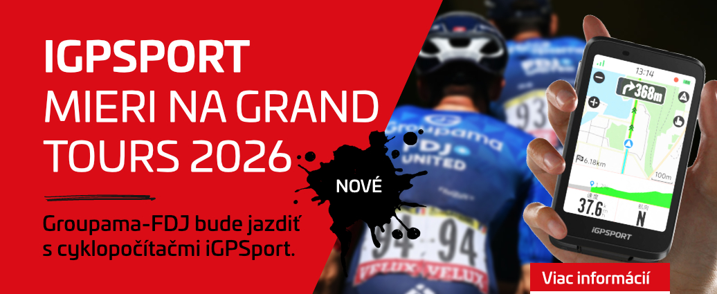 iGPSport uzatvára partnerstvo s tímom Groupama-FDJ a v roku 2026 mieri na Grand Tours