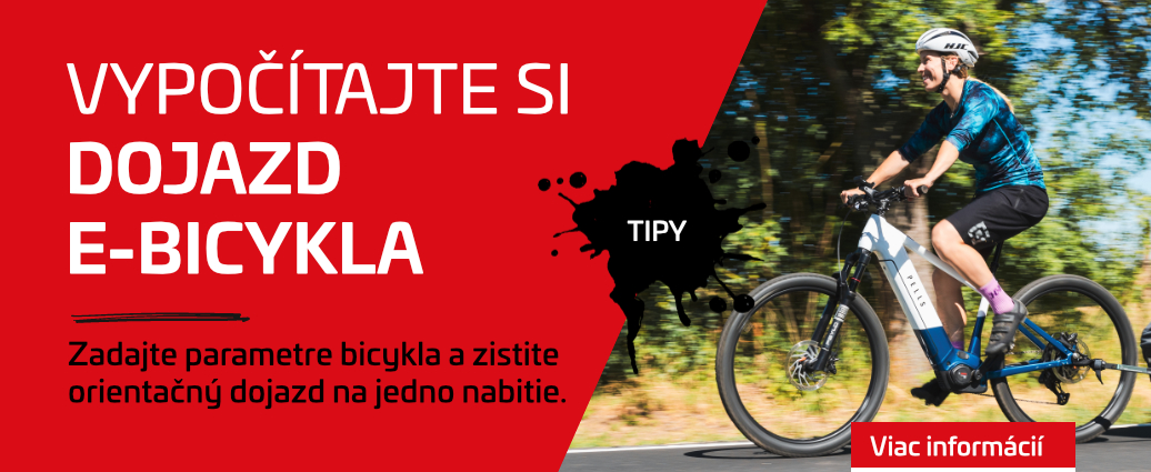 Koľko km reálne prejdete? Kalkulačka dojazdu elektrobicykla