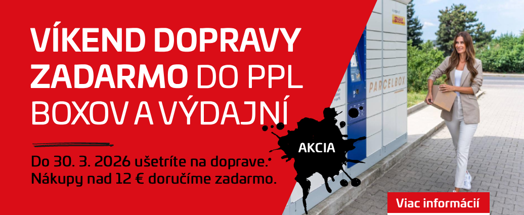 Len tento víkend! Doprava zdarma do výdajných miest a boxov PPL.