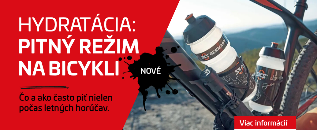 Pitný režim na bicykli: Čo a ako často piť nielen počas letných horúčav