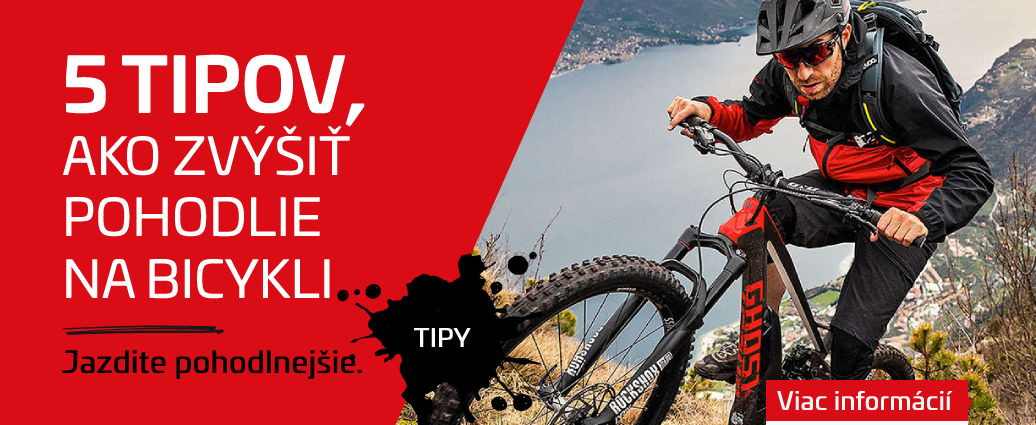 5 tipov, ako zvýšiť pohodlie na bicykli