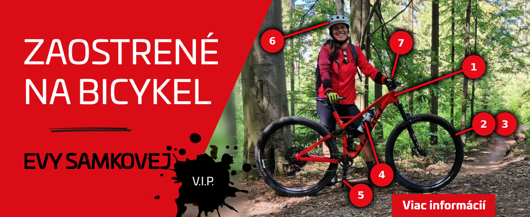 Zaostrené na bicykel Evy Samkovej. Keď nie snowboard, tak Ghost