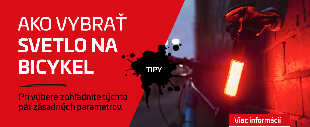 5 zásadných parametrov pri výbere svetla na bicykel