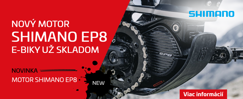 Prvé e-biky s novým motorom Shimano EP8 skladom už teraz len u nás