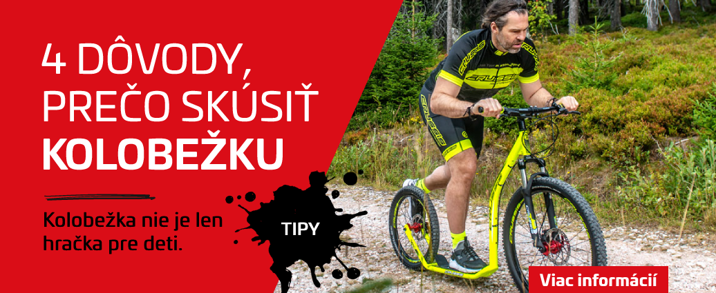 4 dôvody, prečo vyskúšať športovú kolobežku