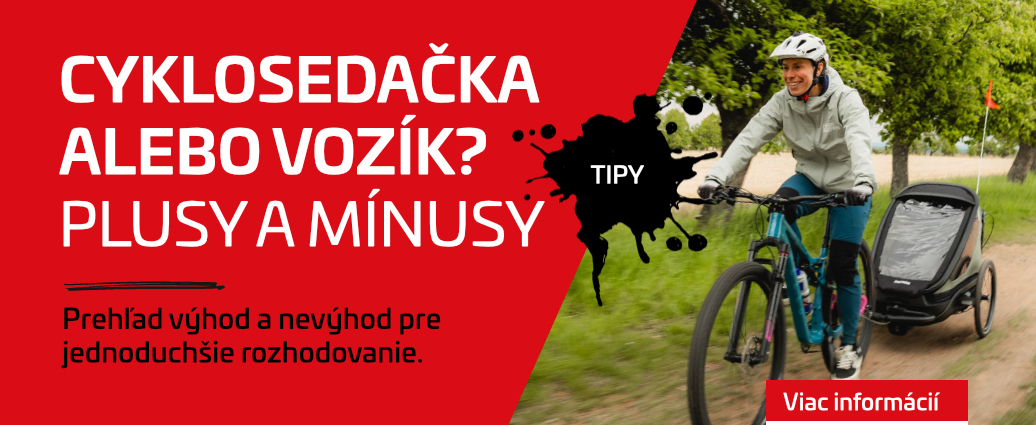 Detská cyklosedačka alebo vozík za bicykel? Tu sú klady a zápory