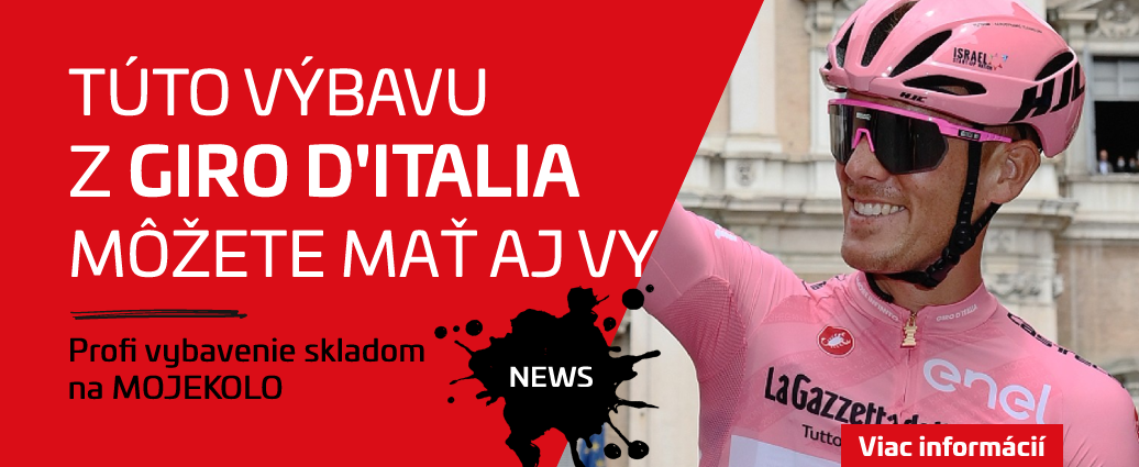 Výbava profíkov z Giro d'Italia, ktorú môžete mať aj vy