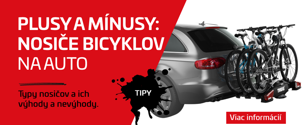 Ako prevážať bicykle pohodlne a bezpečne? Typy nosičov bicyklov na auto a ich výhody