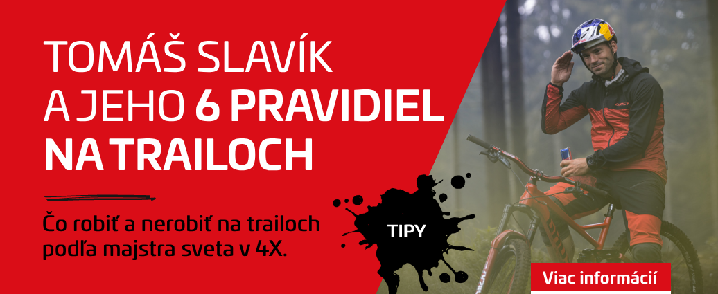 6 pravidiel na trailoch podľa Tomáša Slávika. Čo radí majster sveta v 4X?