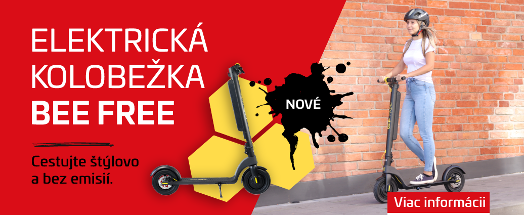 Elektrická kolobežka Bee Free: Cestujte rýchlo, štýlovo a bez emisií