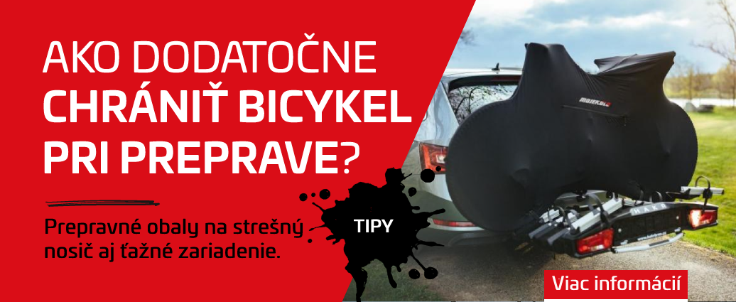 Prepravné obaly chránia pri prevozoch bicykel aj interiér vášho auta