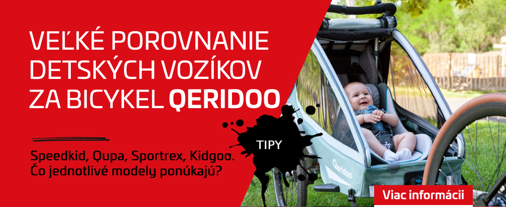 Veľké porovnanie detských vozíkov za bicykel Qeridoo