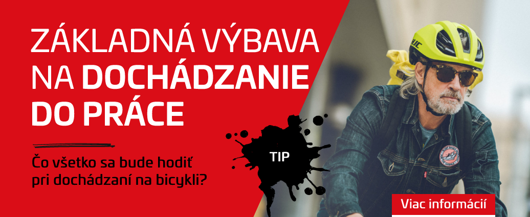 Základná výbava pre pravidelné dochádzanie do práce na bicykli