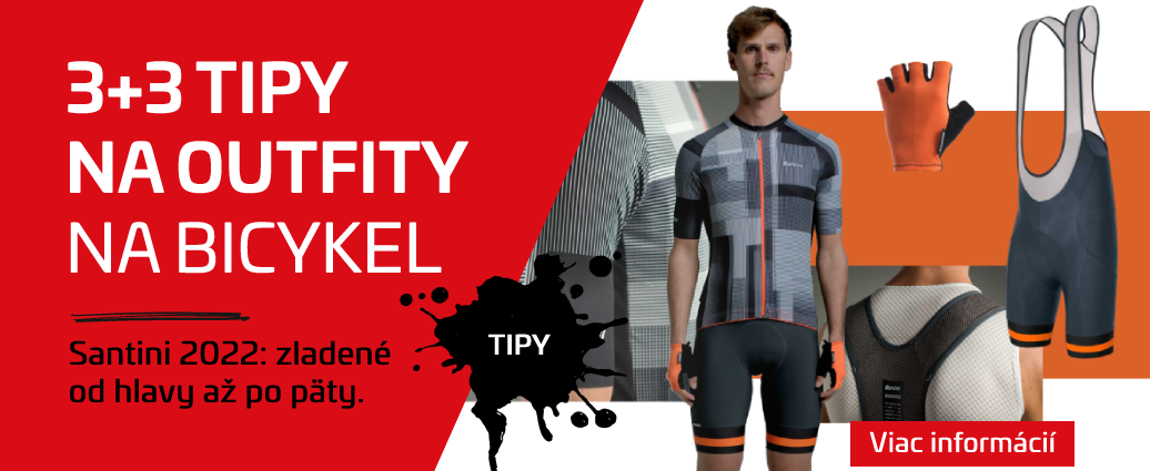 3+3 tipy na pánske a dámske outfity na bicykel od Santini alebo zladené od hlavy po päty