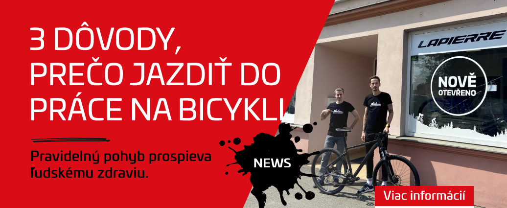 3 dôvody, prečo jazdíme do práce na bicykli a prečo by ste mali začať aj vy
