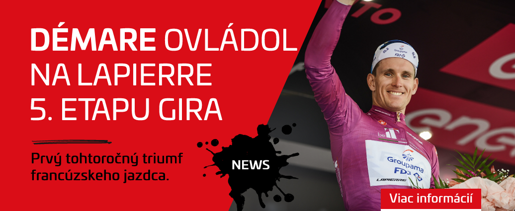 Démare na Lapierre ovládol 5. etapu Giro d'Italia a obliekol fialový dres