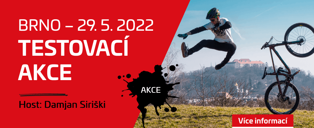 Testovacia akcia Brno: Exhibícia Damjana Siriškiho a testovačka nových bicyklov