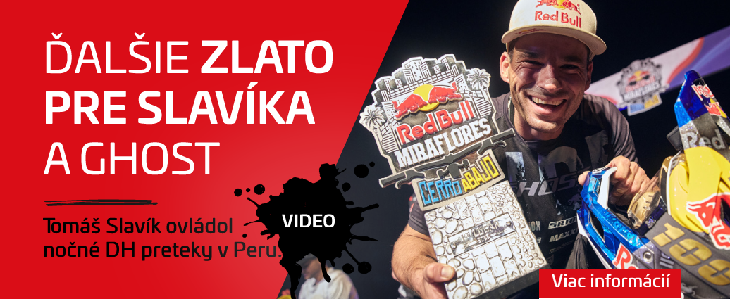 Slávik zlatý na historicky prvom nočnom mestskom DH Red Bull Miraflores Cerro Abajo