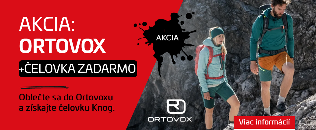 Oblečte sa na hory do značky Ortovox a získajte čelovku Knog zadarmo