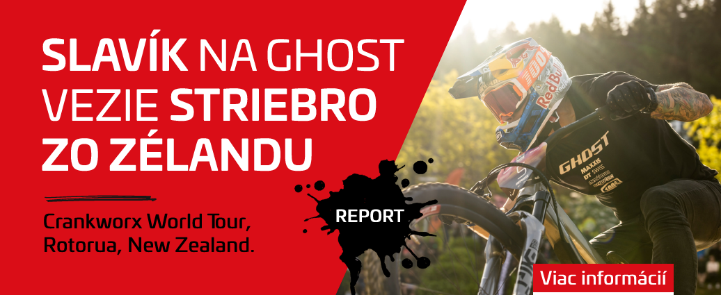 Crankworx, Nový Zéland: Slávik na Ghost vybojoval striebro