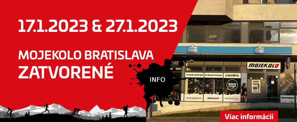 Predajňa Mojekolo Bratislava bude z technických dôvodov zatvorená