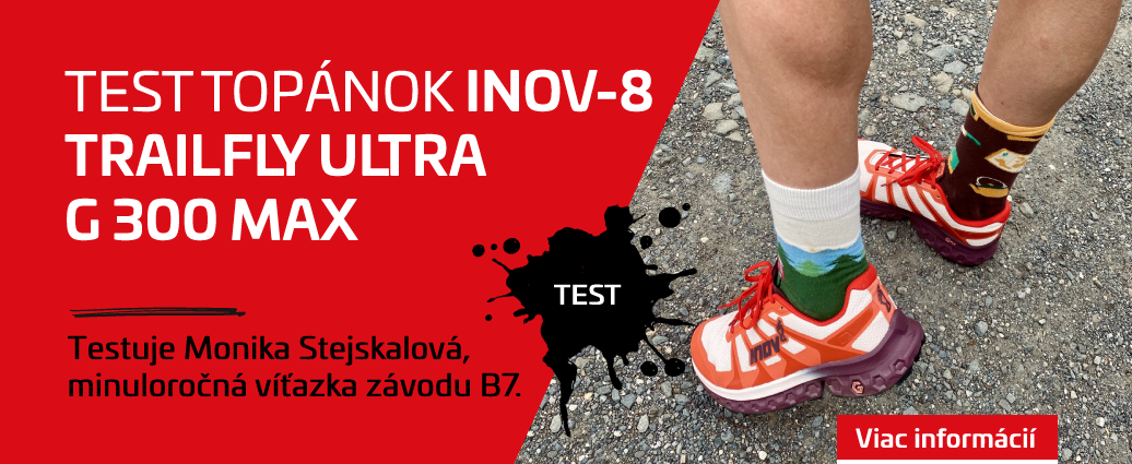 TEST: Topánky INOV-8 Trailfly Ultra G 300 Max podľa Moniky Stejskalovej, víťazky Beskydskej sedmičky
