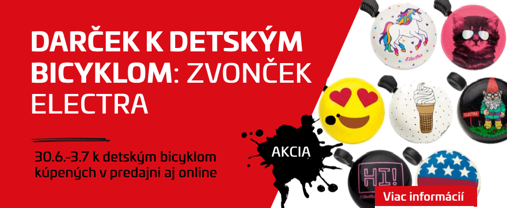 Škole odzvonilo! Zaobstarajte si detský bicykel a získajte štýlový zvonček zadarmo