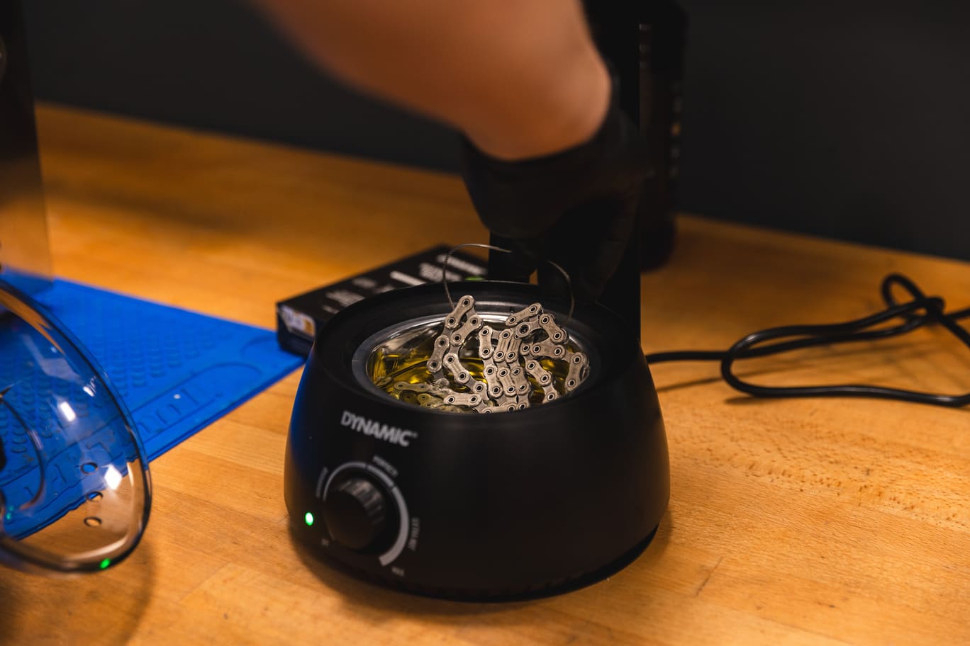 Voskování řetězu