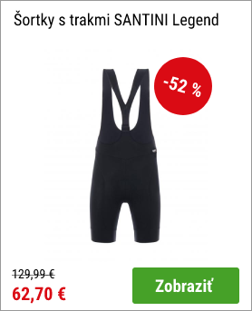 Šortky s trakmi SANTINI Legend Ne Black